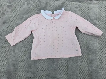 Tee shirt col claudine