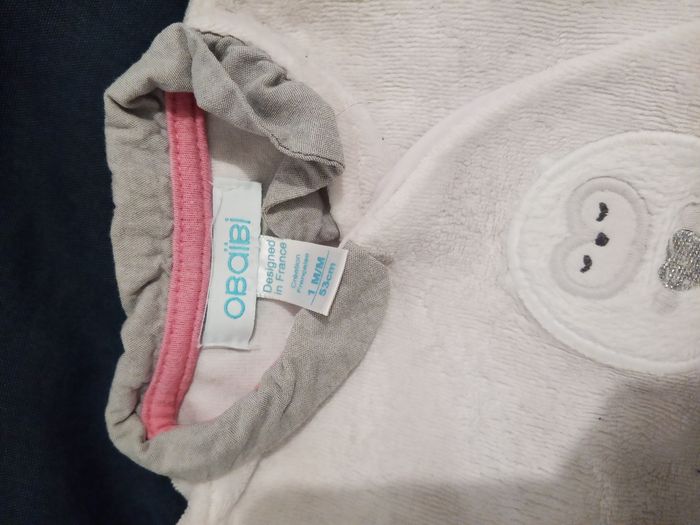 Pyjama rose _ 1 mois - photo numéro 4