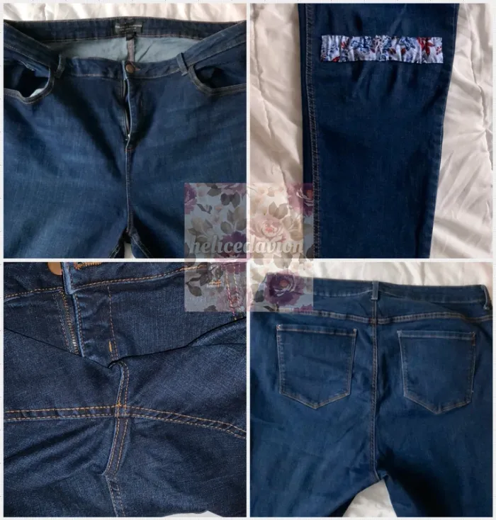 Jeans stretch taille haute slim 50 UK 22 Dorothy Perkins plus size - photo numéro 2