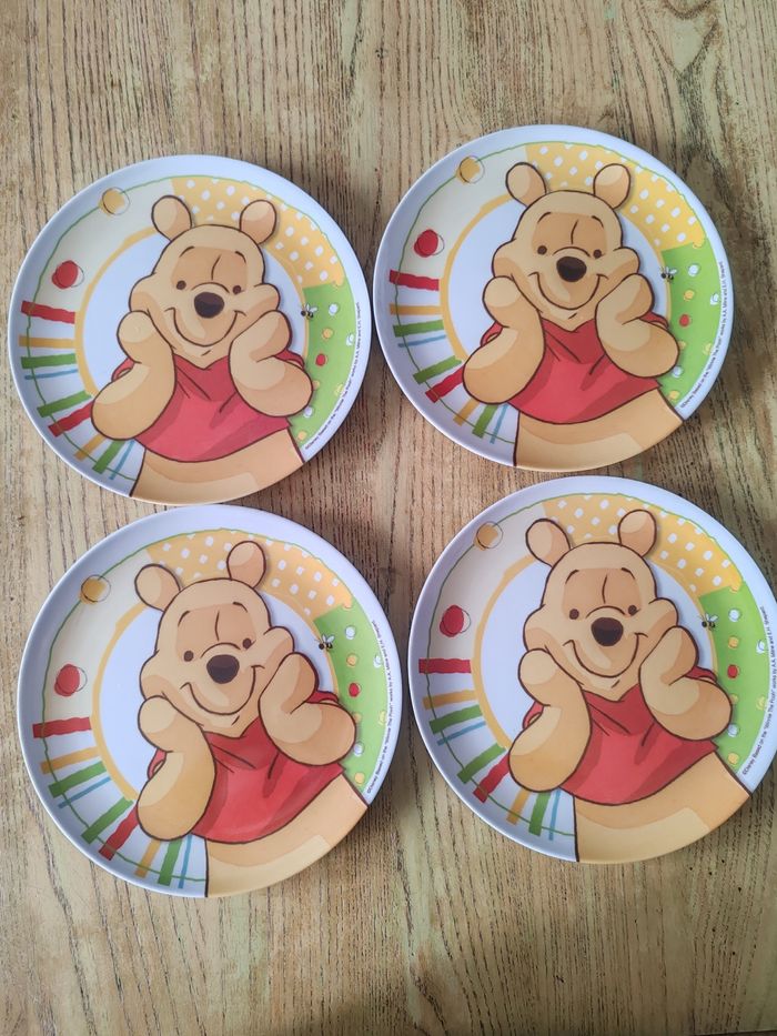 Lot de 4 assiettes