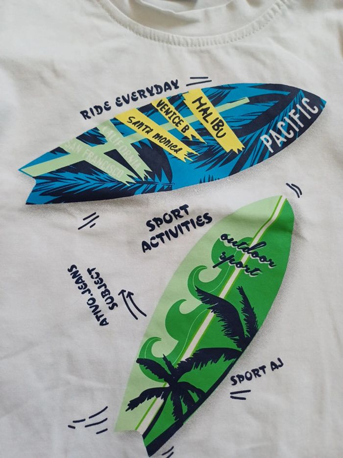 T-shirt blanc 12 mois - photo numéro 3