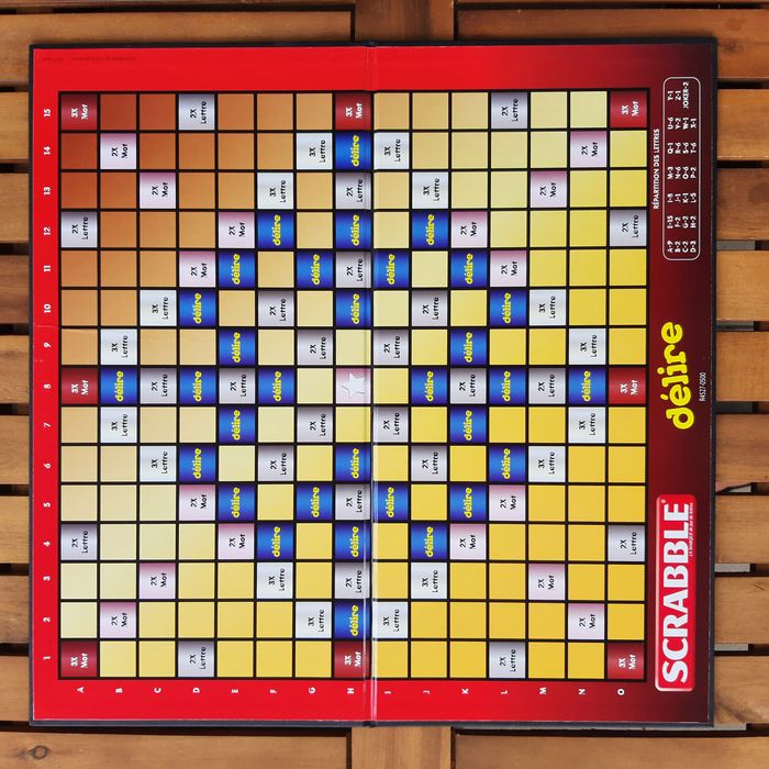 Scrabble Délire Mattel édition spéciale complet cartes plateau sac lettres - photo numéro 3