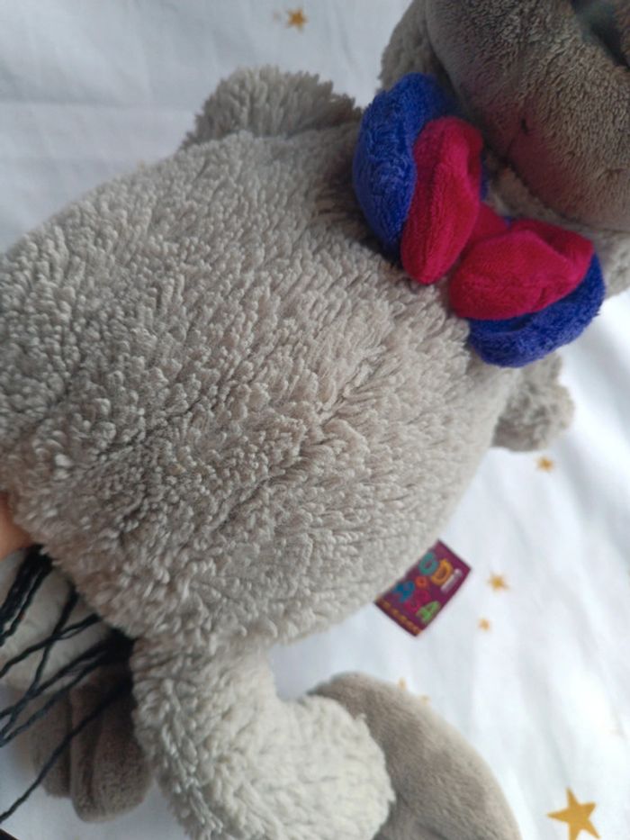 Doudou peluche plush Teddy singe chimpanzé monkey nœud papillon budi basa budibasa - photo numéro 14