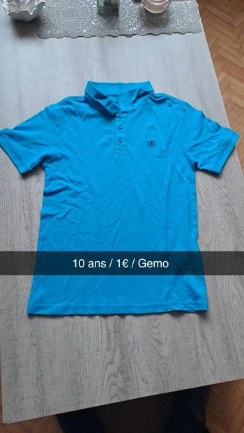 Polo bleu