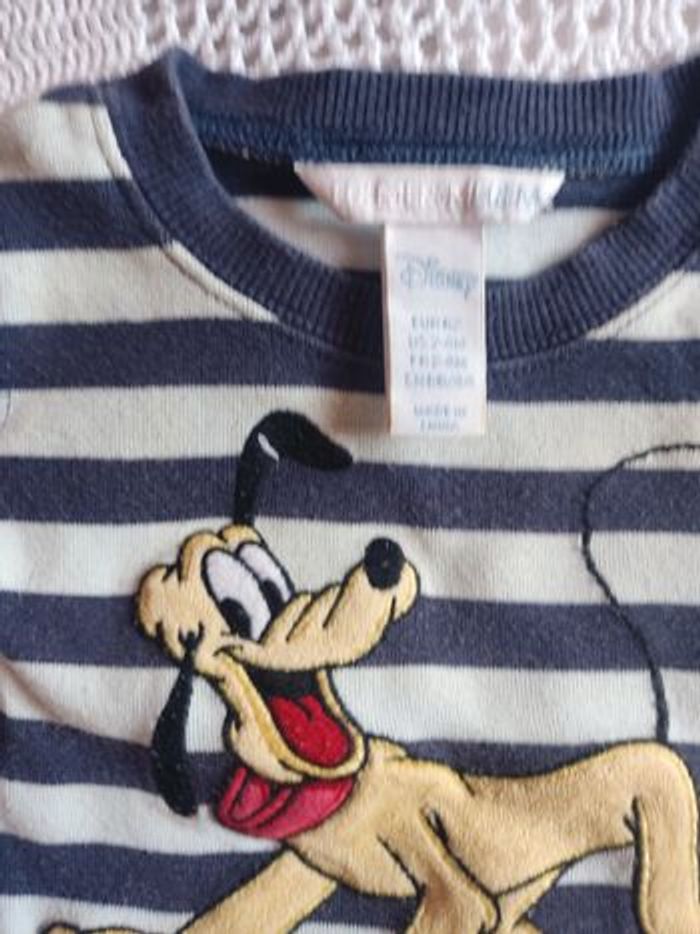 Pull rayé marine h et m Disney - photo numéro 2