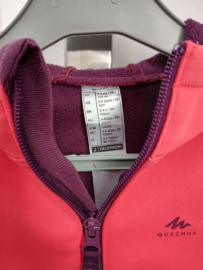 Veste polaire deperlante avec capuche et poches - photo numéro 4