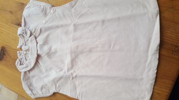 Robe velour fin rose pale