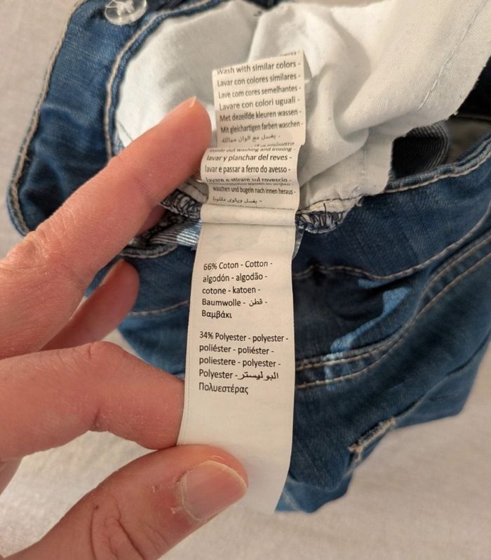 Short en jean délavé - Orchestra 2 ans (92 cm) 👖 - photo numéro 4