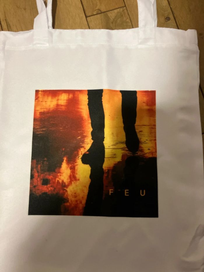 Tote Bag Nekfeu Feu - photo numéro 2