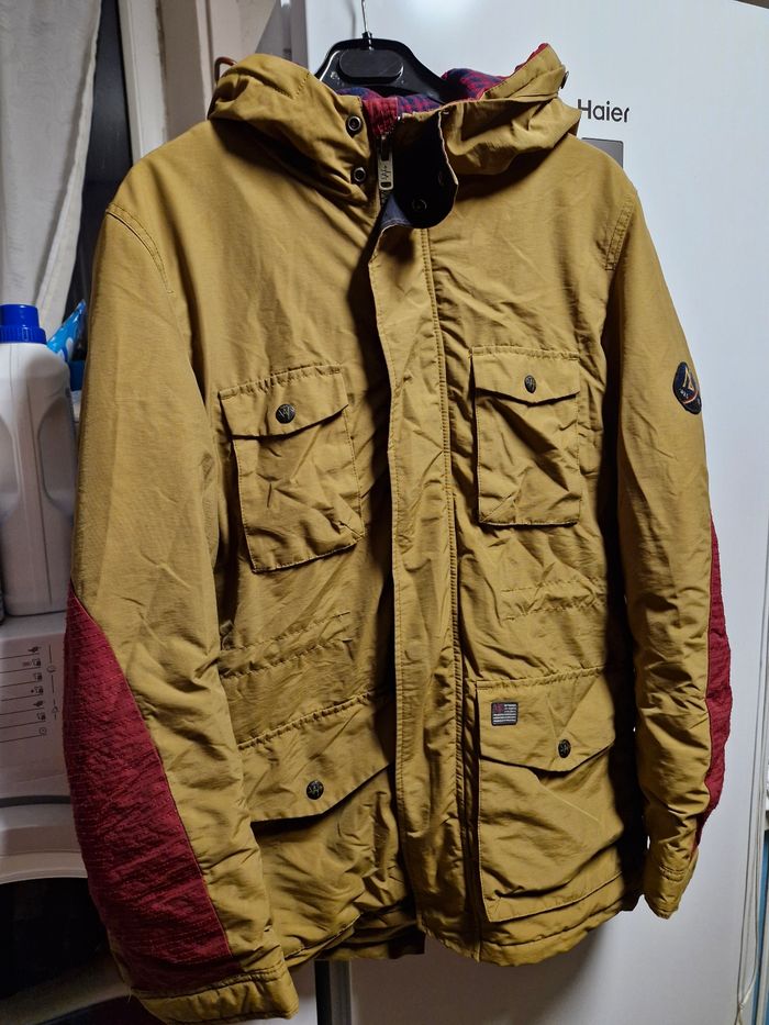 Parka garçon ikks moutarde