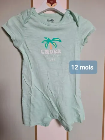 Pyjama été Kiabi. Bébé garçon 12 mois