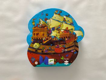 Puzzle Le bateau de Barberousse 54 pièces Djeco