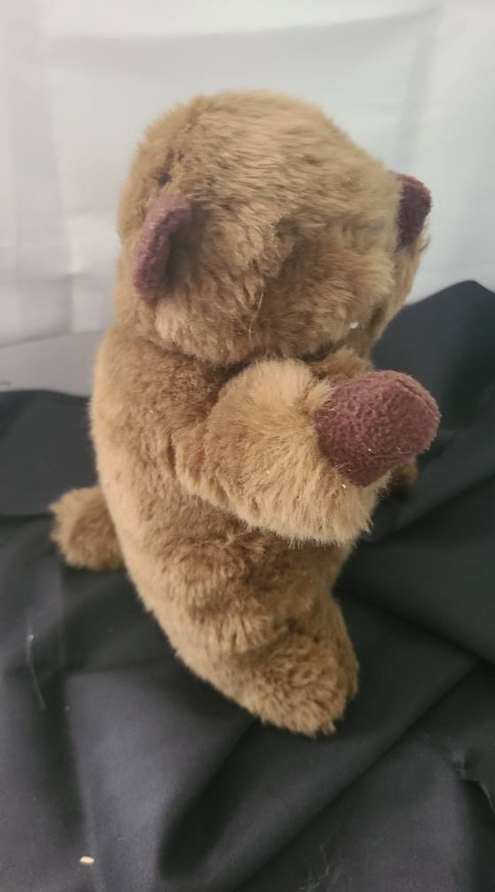 Peluche musicale marmotte RODA marron - photo numéro 4