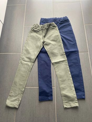 Lot de 2 pantalons slim fille 8 ans