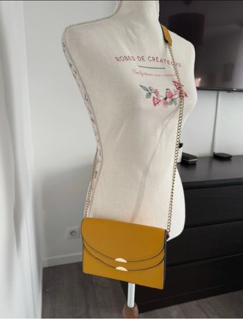 Sac à main bandoulière jaune H&M