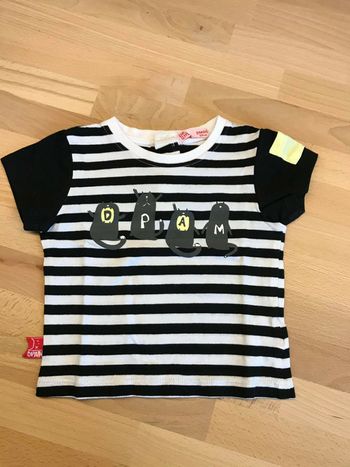 T-shirt manches courtes, taille 3 mois