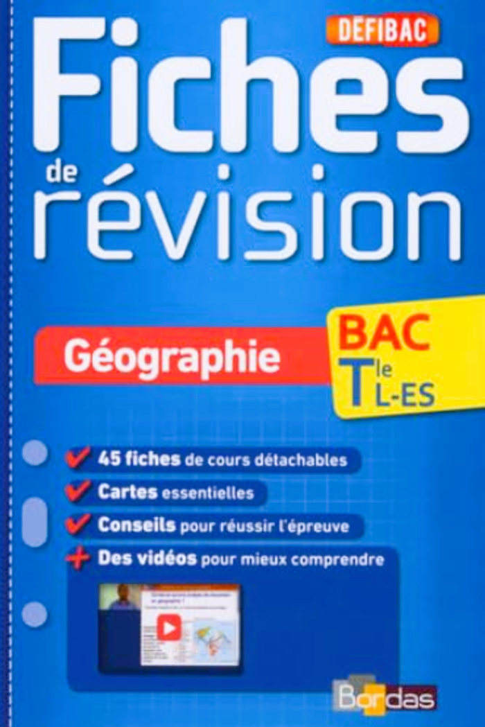 DéfiBac - Fiches de révision - Géographie Tles L-ES