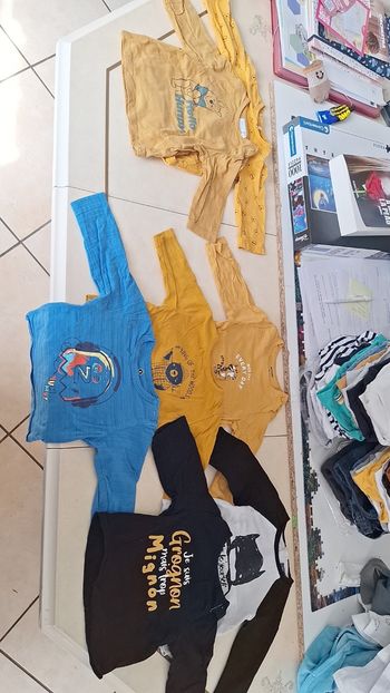 Lots tshirt manches longues 3 mois