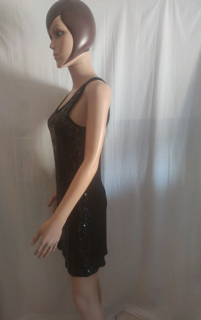 Robe sans manches à sequins T. 36 / 38 💮 91% Coton 9% Spandex - photo numéro 7