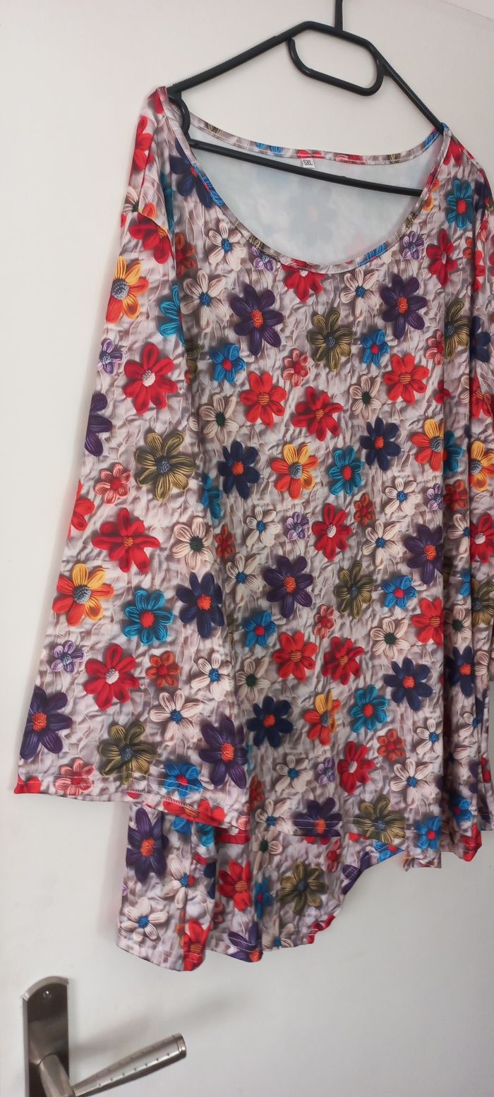 Tunique avec fleurs - photo numéro 5