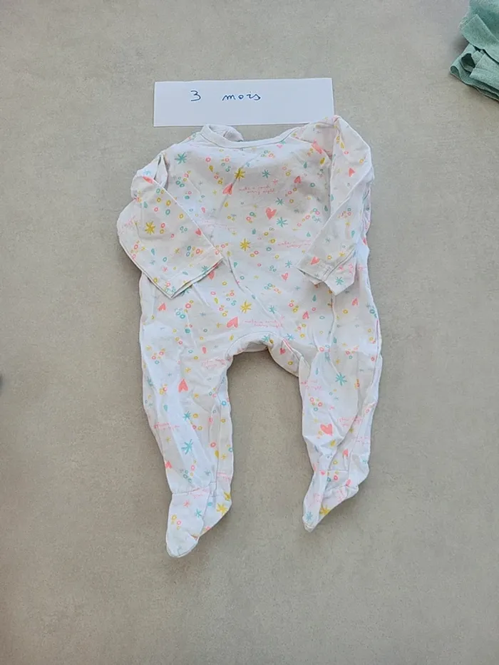 Lot 3 pyjamas été 3 mois - photo numéro 3