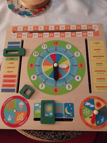 Tableau apprentissage  bois