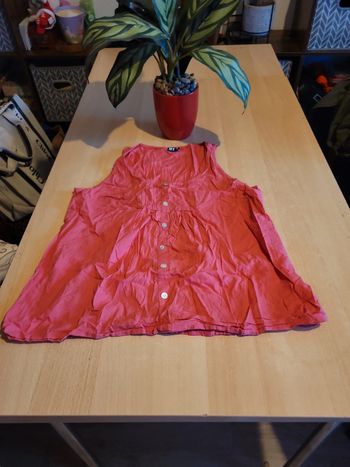 Blouse tunique sans manches