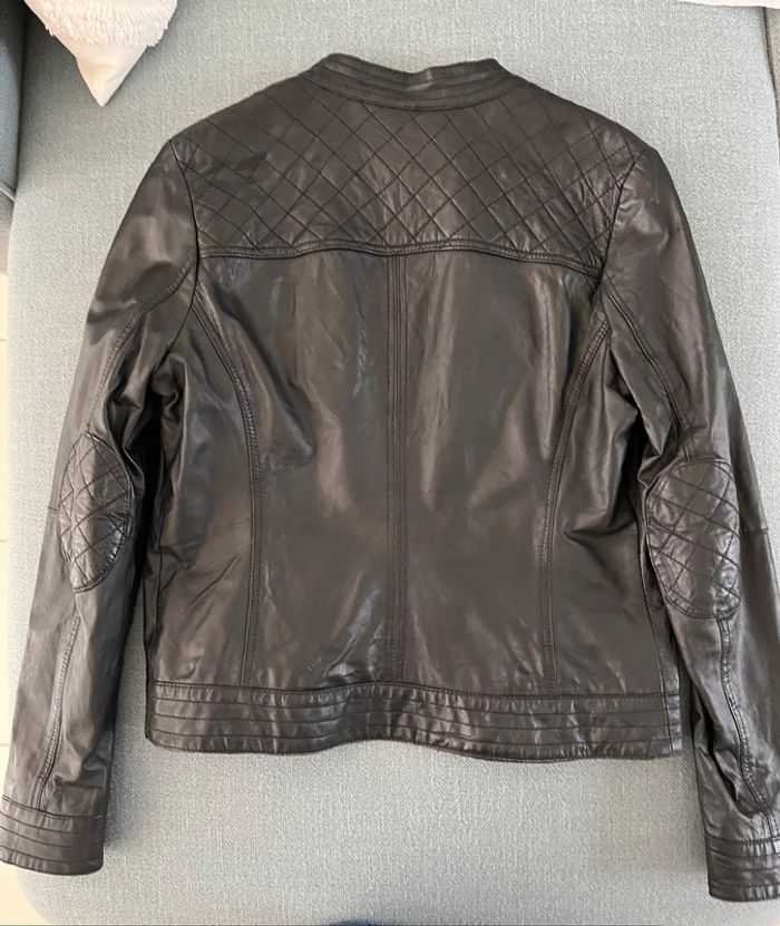 Veste en cuir vintage taille M - photo numéro 2