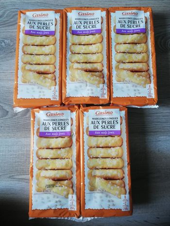 Madeleines longues sucrée