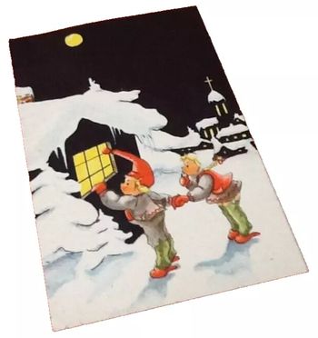 Carte postale ancienne Lutin Millet & Co Oslo Série N° 2629