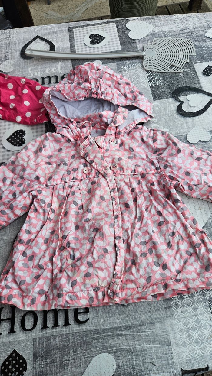 2 veste mi saison taille 18 mois