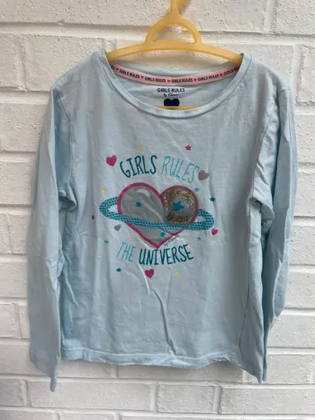 T-shirt fille Girls Rule 5-6 ans