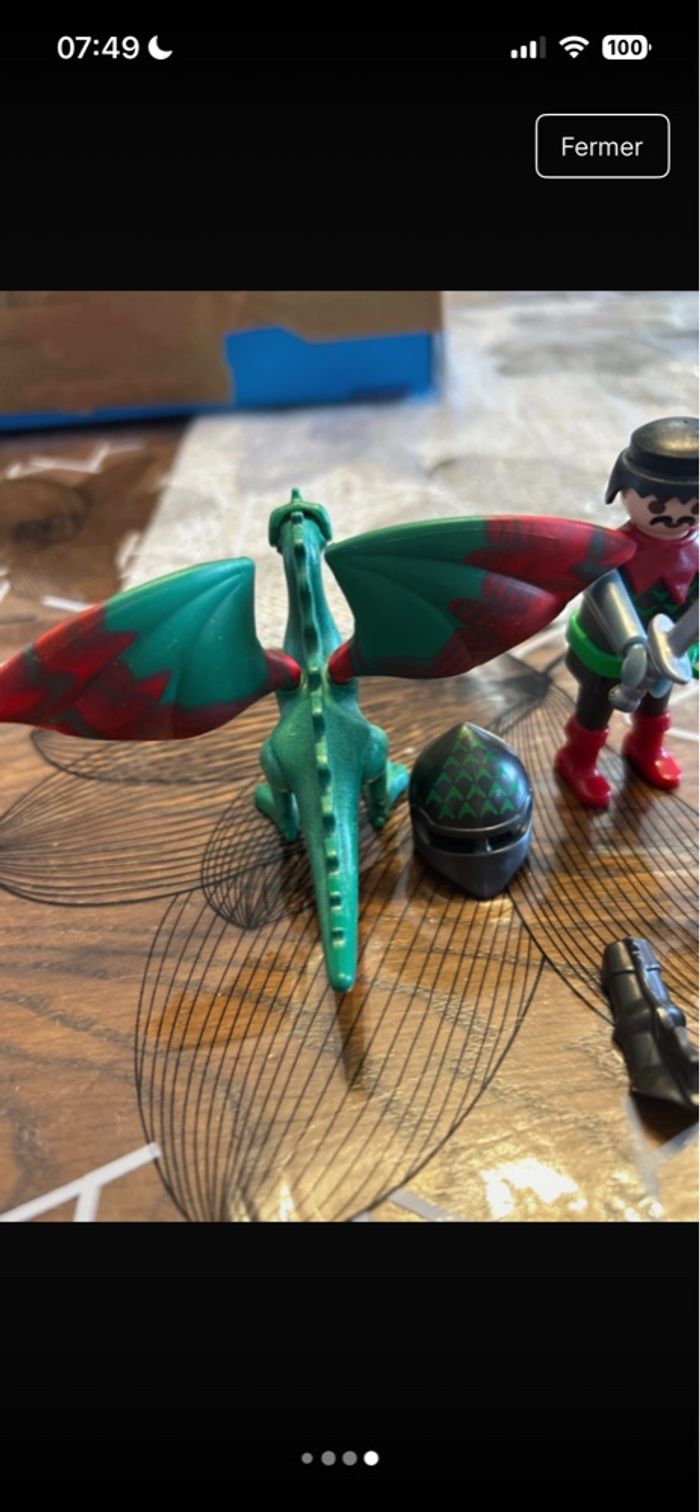 Playmobil soldat et dinosaure - photo numéro 4