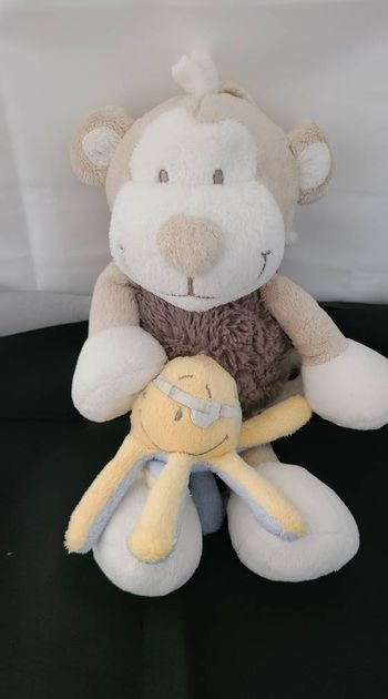 Peluche musicale Bono singe NOUKIE'S Bill et Bono pieuvre Calypso