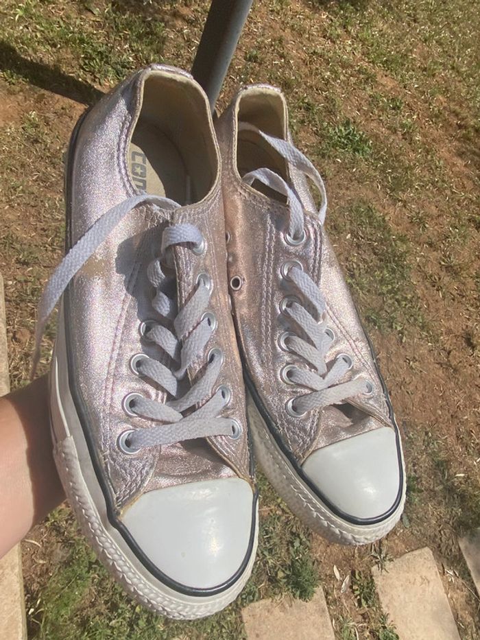 Converse argent 37 1/2