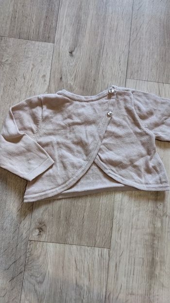 Gilet taupe/beige 9 Mois TAO