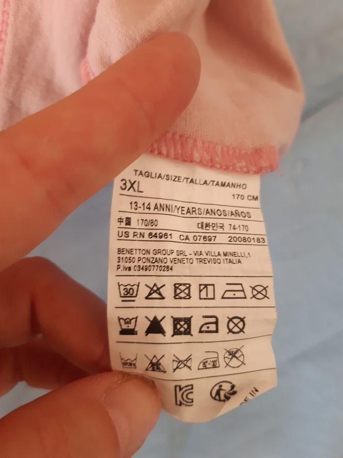 Haut pull fin à manches longues / Benetton / taille 13-14 ans - photo numéro 7