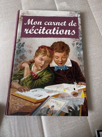 Livre Mon carnet de récitations d’Encre Violette