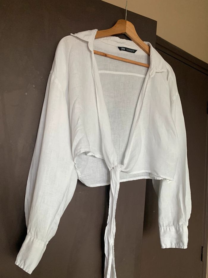 Chemise courte Zara taille M - photo numéro 5