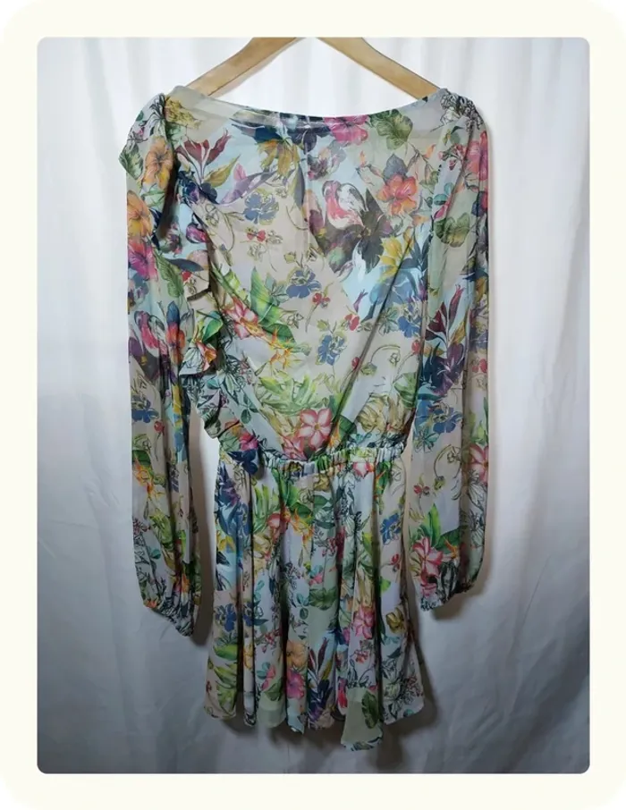 Combishort doublée motifs fleurs Pinko - photo numéro 4
