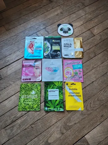 🌺Lot de 10 masques visage🌺