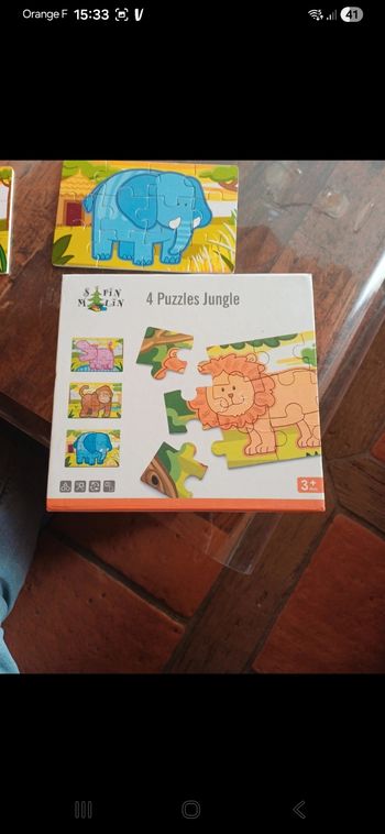 4 puzzles jungle