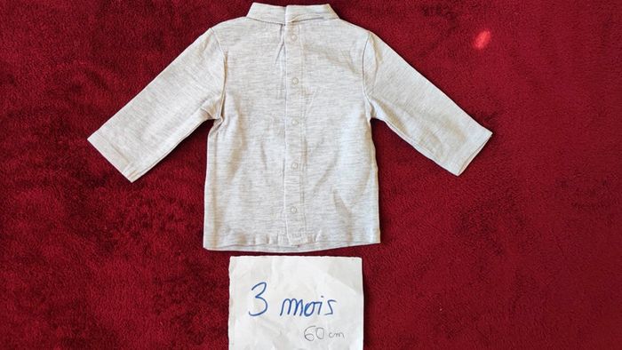 T-shirt taille 3 mois - photo numéro 4
