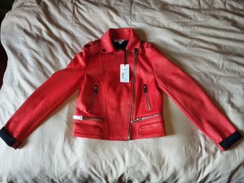 Veste Morgan orange taille 34 neuve avec étiquette