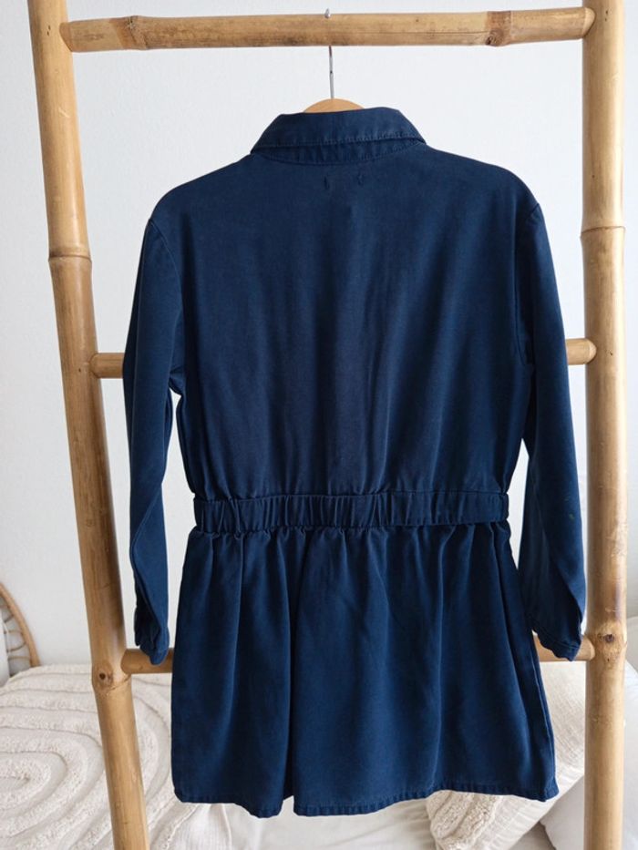 Robe chemise bleu marine 6 ans - photo numéro 4