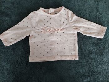 Tee-shirt manches longues 1 mois Kiabi