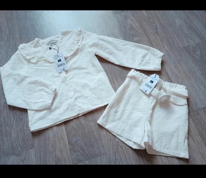 Ensemble chic veste et short fleuri sergent major 6/7 ans