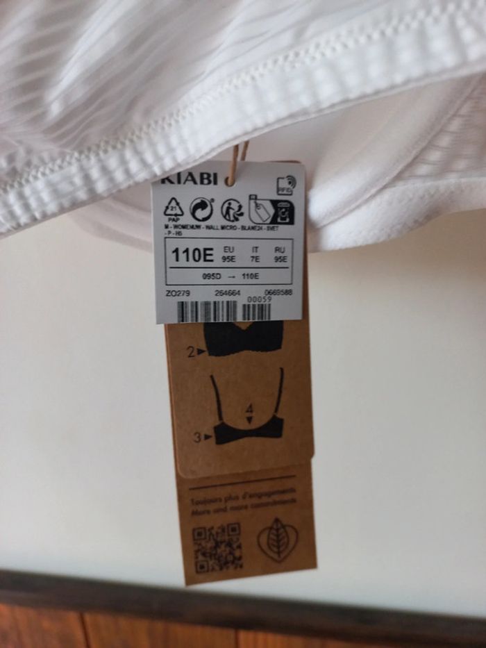 Soutien-gorge blanc 110E - photo numéro 5