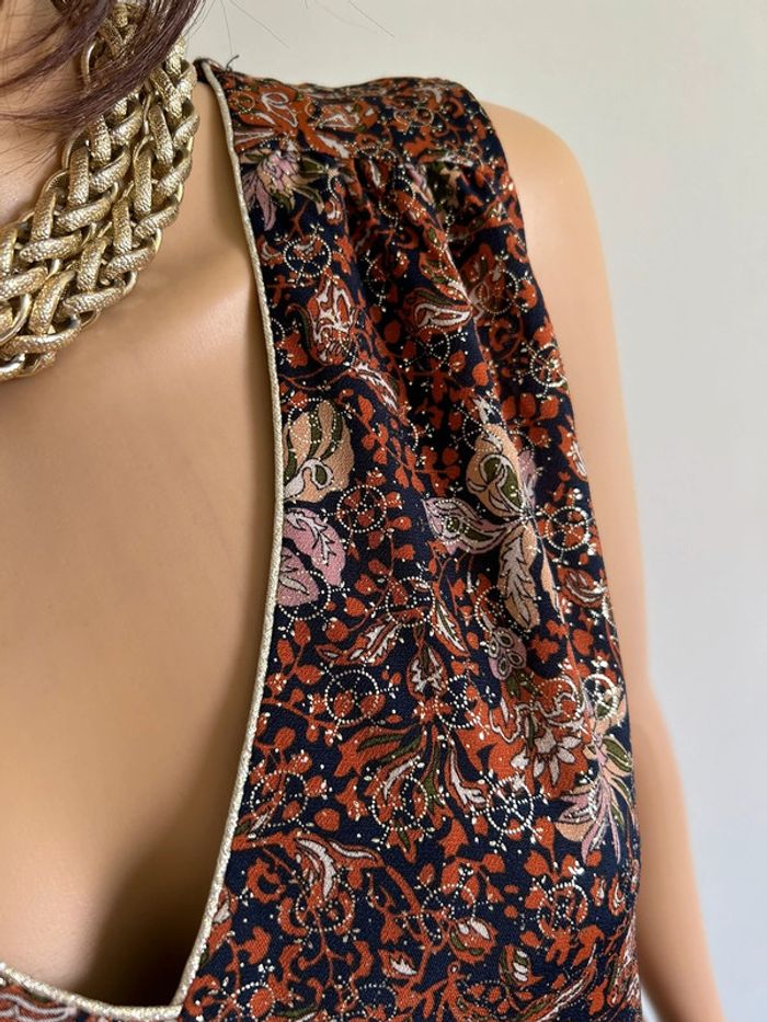 Blouse imprimée sans manches Morgan taille S jamais portée - photo numéro 6