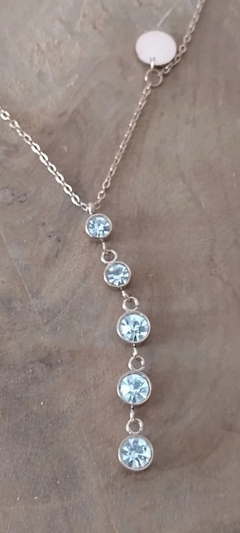 Collier pendentif strass